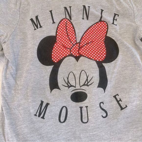Minnie Mouse Heather Long T Shirt (L) - Picture 2 of 4
